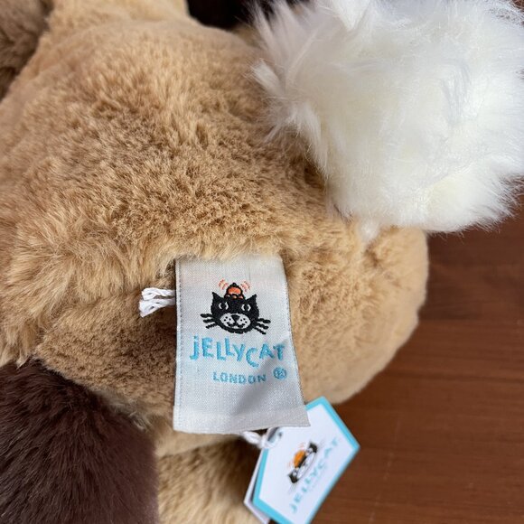 Jellycat Bashful Patchwork Brown Bunny Plush - Picture 5 of 7